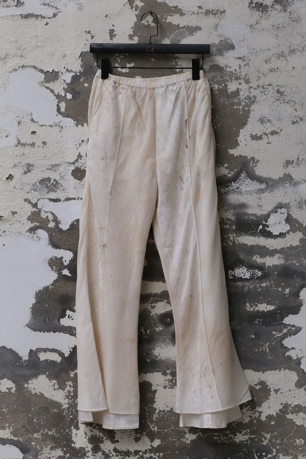 Mutedance 25 Spring/Summer Silk Wide-Leg Double-Layered Trousers MD-MD25SS89-HOARY MD25SS88